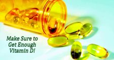 Falls and Low Vitamin D Levels. Picture of a pill bottle with vitamin D pills spilled on the counter top.
