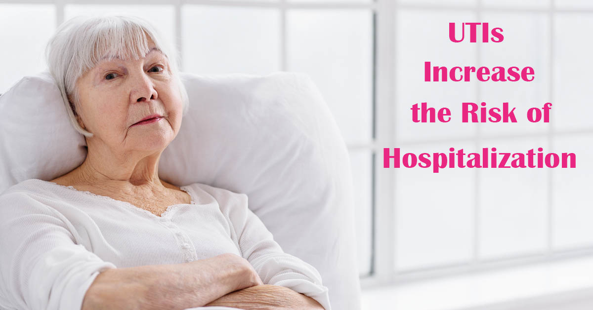 The Surprising Seriousness of Urinary Tract Infections for Seniors. Picture of an older caucasian female laying in bed.
