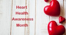 February is American Heart Month. Picture of several sizes of heart shaped bubbles laying on a piece of light colored paneling.