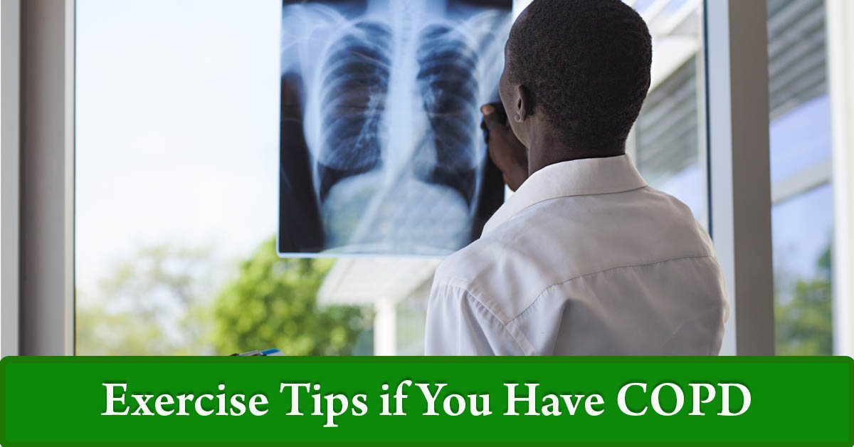 Exercises for People With COPD. Picture of a young black male doctor looking at a chest xray.